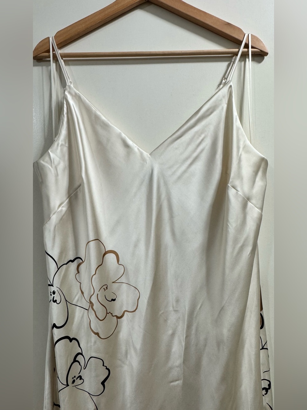 Express Cream Floral Slip Maxi Dress, Women’s XL - Picture 4 of 9